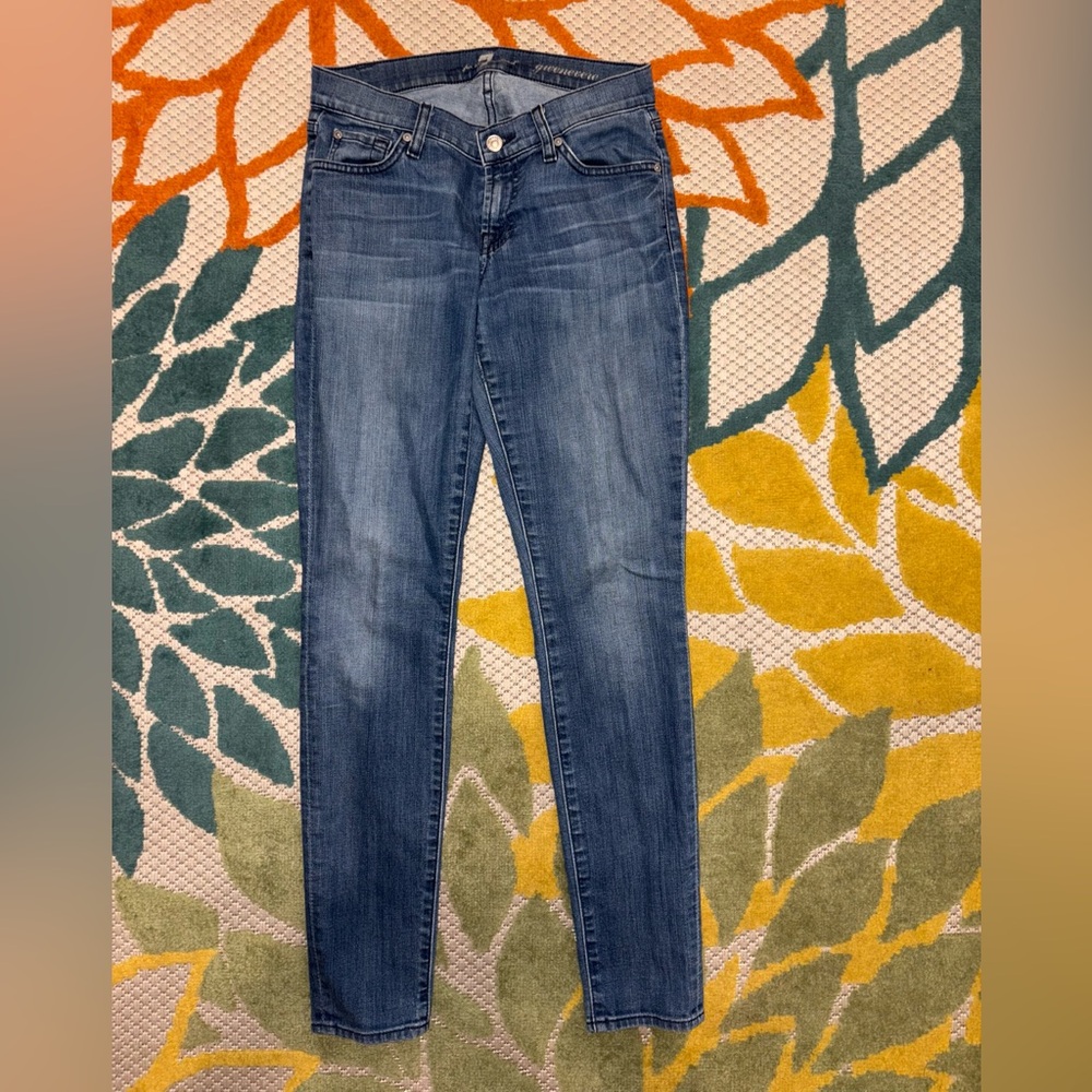 7 For All Mankind Guinevere Skinny Jeans Size 26
